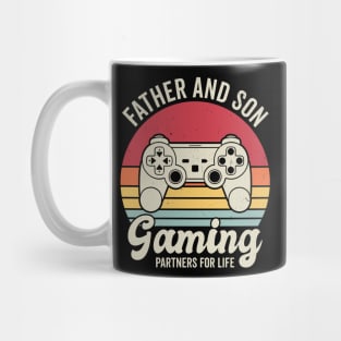 Father and son gaming partners for life Mug